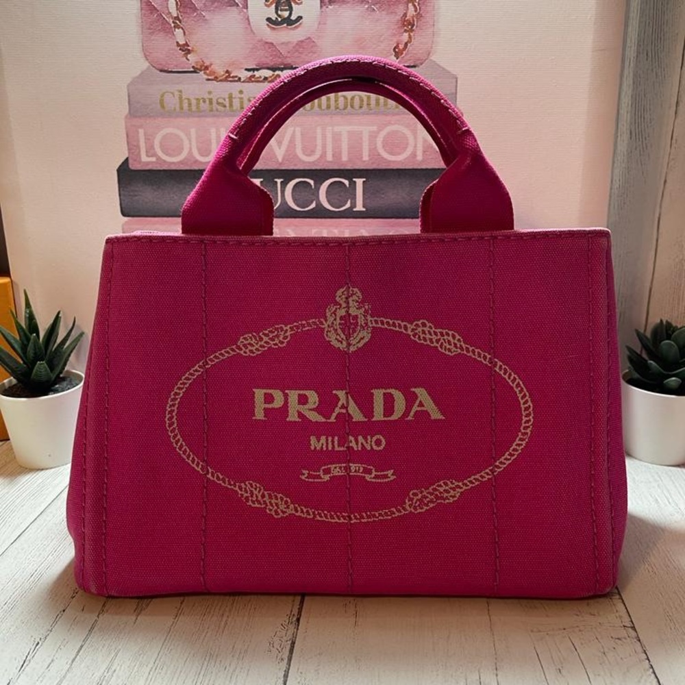 Prada Canvas Bag, Medium size